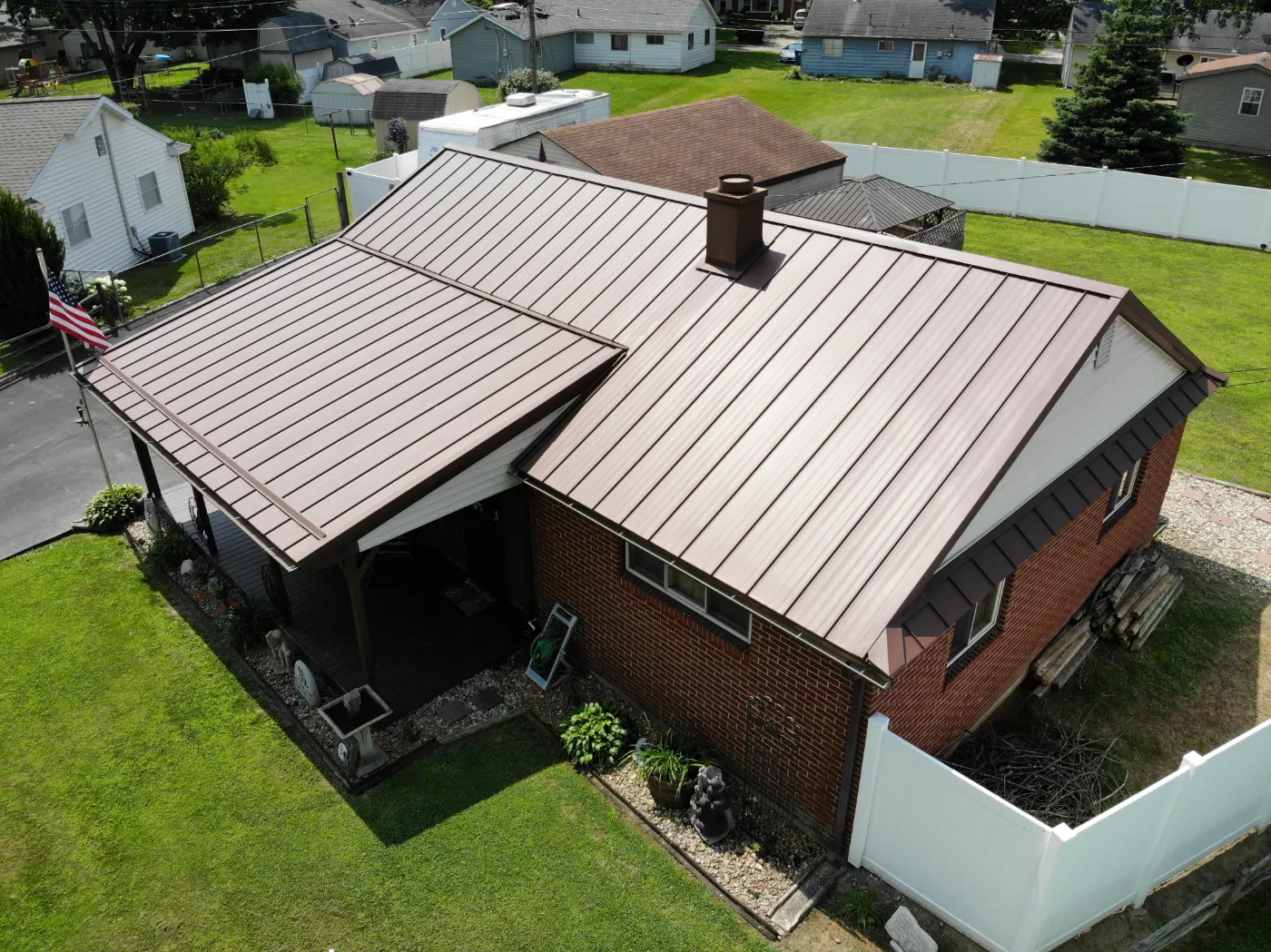 Metal roofing by Liberty Metal Roofing near Yorktown, IN